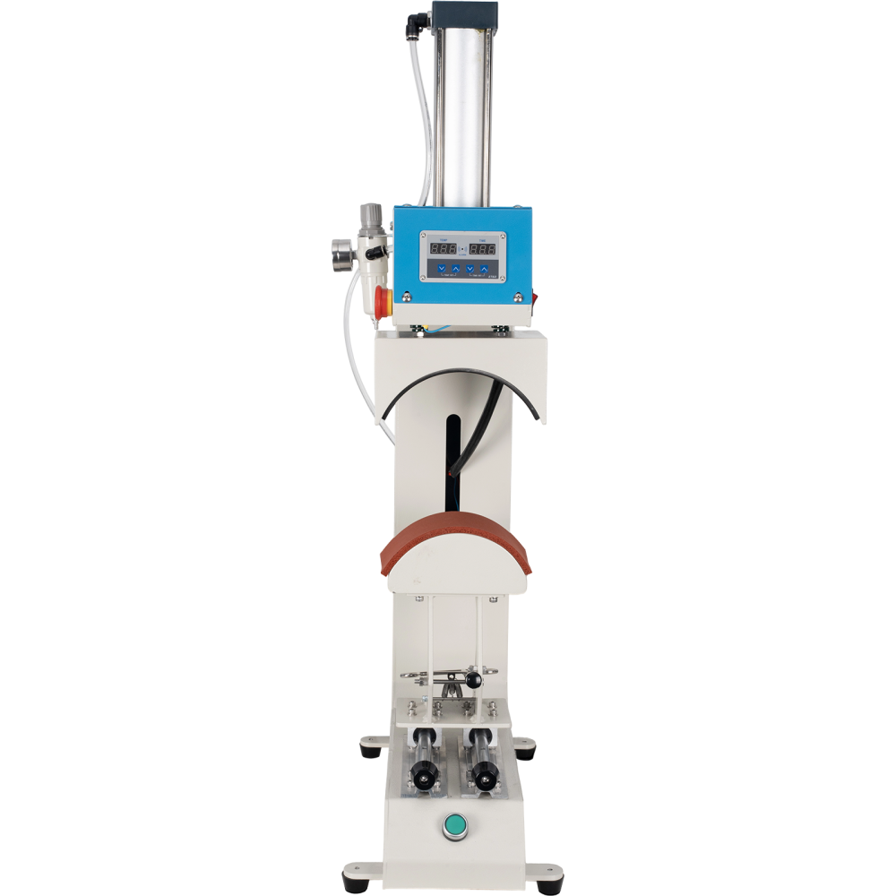 WUMSTOT 4×9 in Pneumatic Hat Heat Press Machine – Digital Cap Transfer Press with Adjustable Spring Holder & Even Pressure System for Baseball, Trucker, Knit Hats – Professional 110V Automatic Heat Press