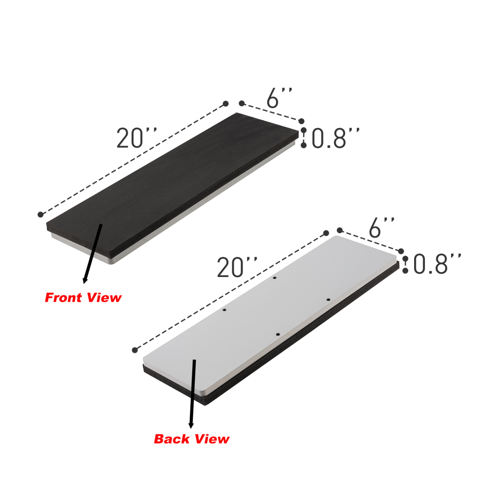 6" x 20" Interchangeable Lower Platen for WUMSTOT Heat Press Machine for sleeves, bags, and more.