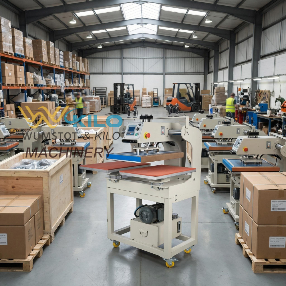 16x24 Dual Hydraulic Heat Press Machine, Commercial Shirt Press with Moving Head, No Air Compressor Needed, for High-Volume DTF Printing Apparel Production