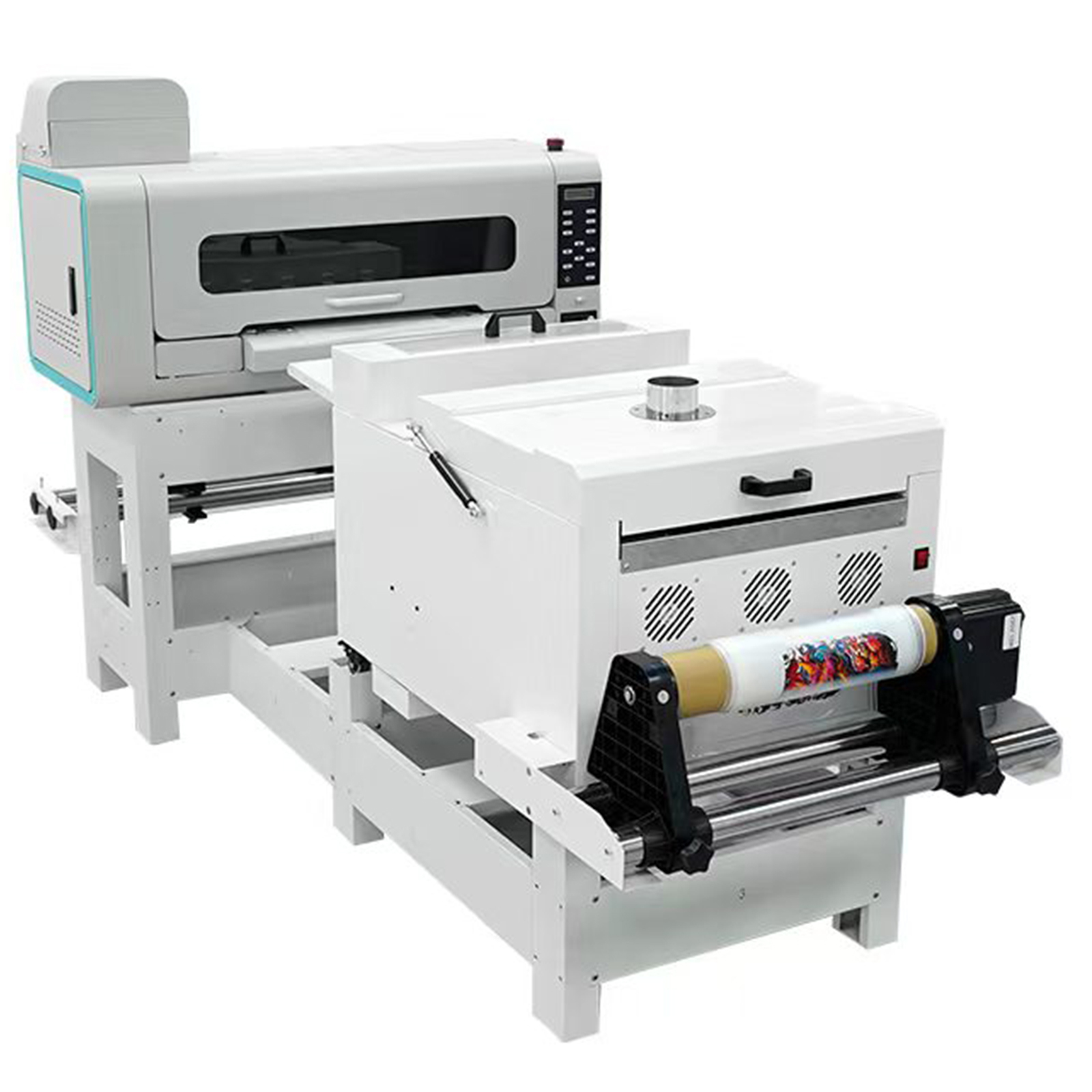 17" (42cm) Commercial DTF Printer with Dual Epson I1600-A1 Heads, White Ink Circulation, and Shaker System – CMYK+W Direct to Film Printing for All Fabrics, T-Shirts, Hoodies, and Custom Apparel