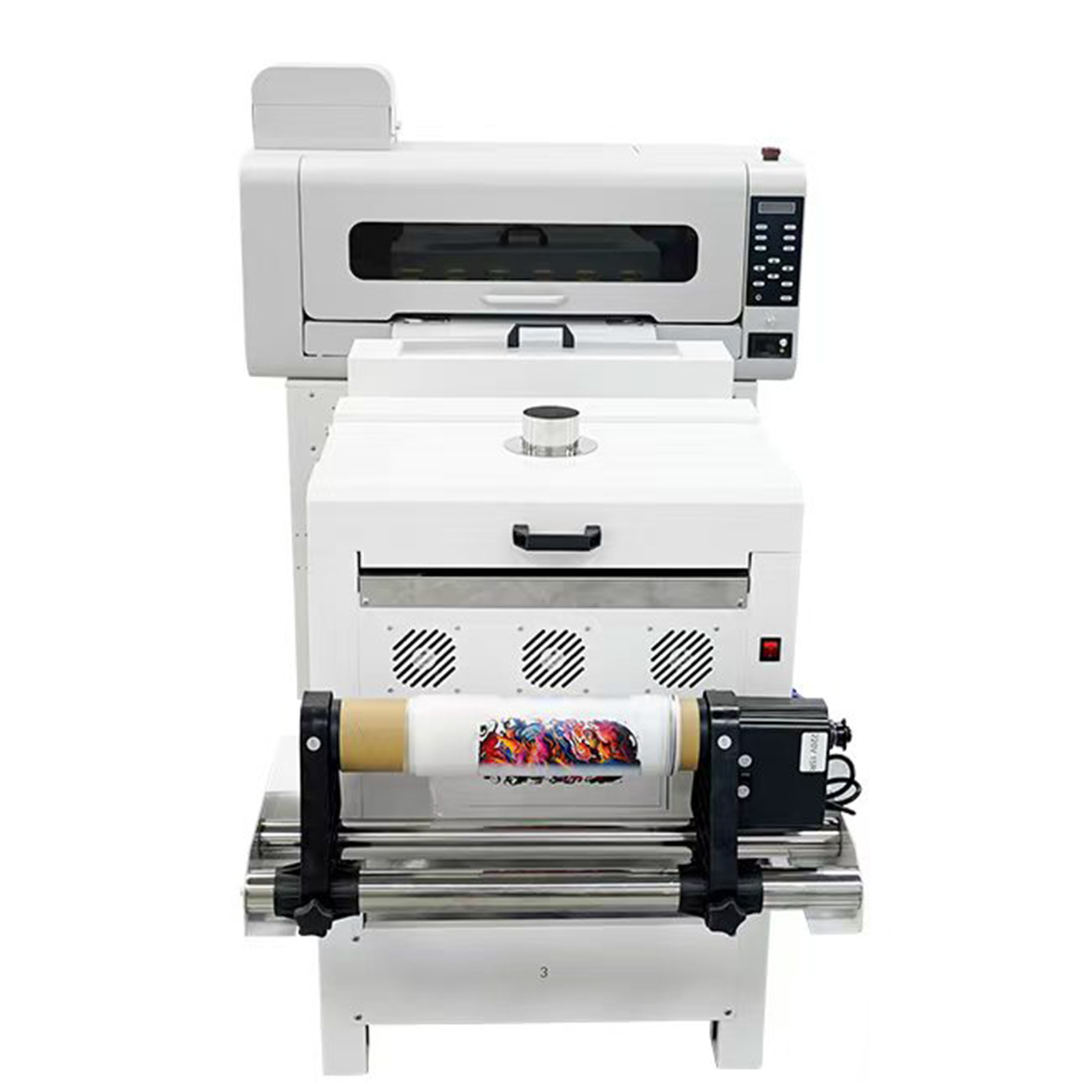 17" (42cm) Commercial DTF Printer with Dual Epson I1600-A1 Heads, White Ink Circulation, and Shaker System – CMYK+W Direct to Film Printing for All Fabrics, T-Shirts, Hoodies, and Custom Apparel