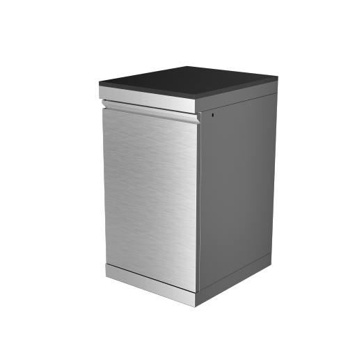 Right Open Storage Cabinet Stainless Steel