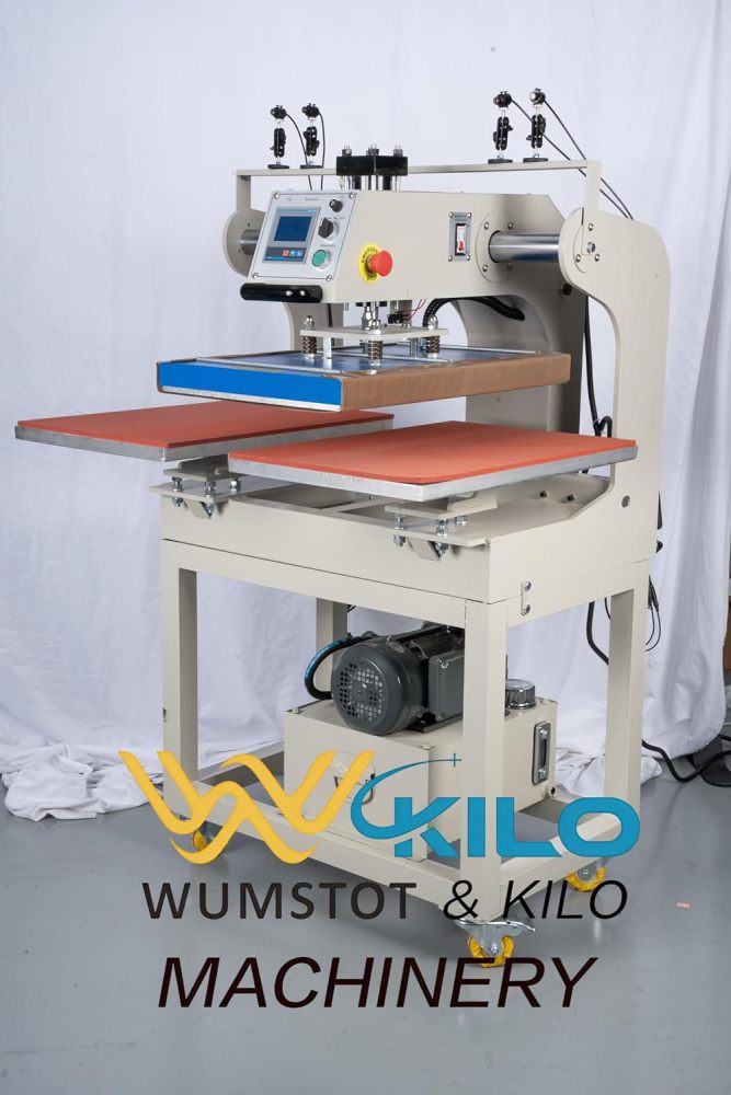 16x24 Dual Hydraulic Heat Press Machine, Commercial Shirt Press with Moving Head, No Air Compressor Needed, for High-Volume DTF Printing Apparel Production