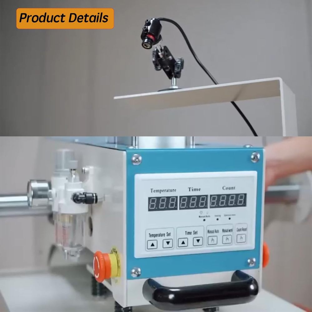 16x24 Pneumatic Dual Heat Press Machine Auto Sliding & Up-Open - Industrial Heat Transfer Double Station Automatic Press with Infrared Positioning for T-Shirt Sublimation Printing