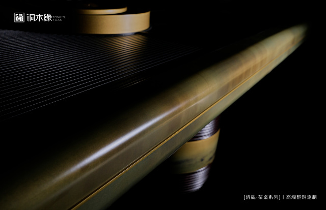 special design of brass furnitue qingyan  tea table