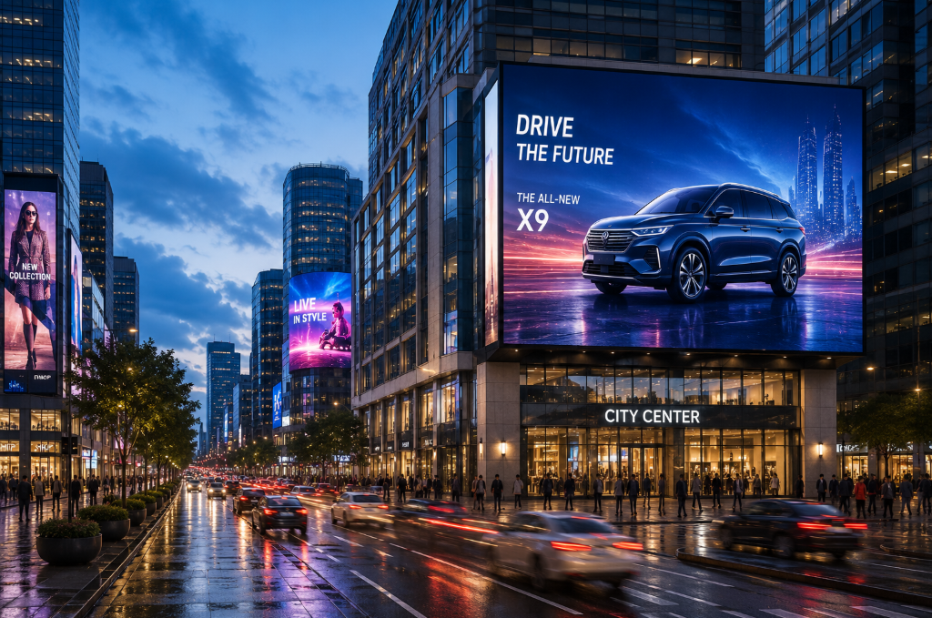 Commercial LED display solutions for modern retail environments