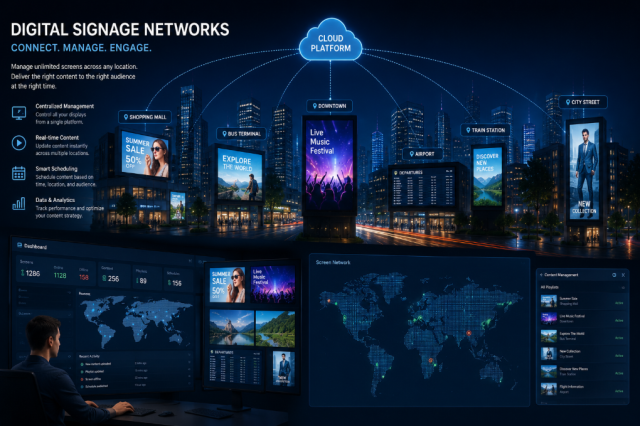 Commercial LED display solutions for modern retail environments