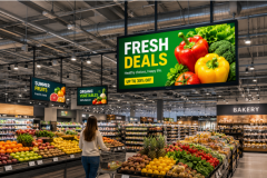 Commercial LED display solutions for modern retail environments