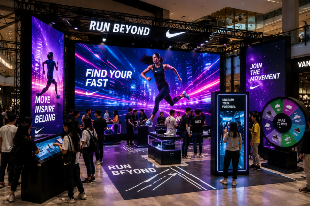 Commercial LED display solutions for modern retail environments