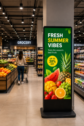 Commercial LED display solutions for modern retail environments