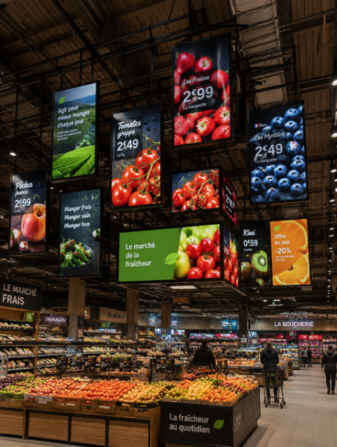 Commercial LED display solutions for modern retail environments