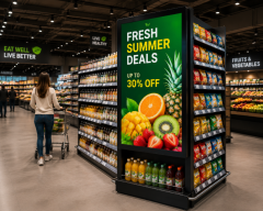 Commercial LED display solutions for modern retail environments