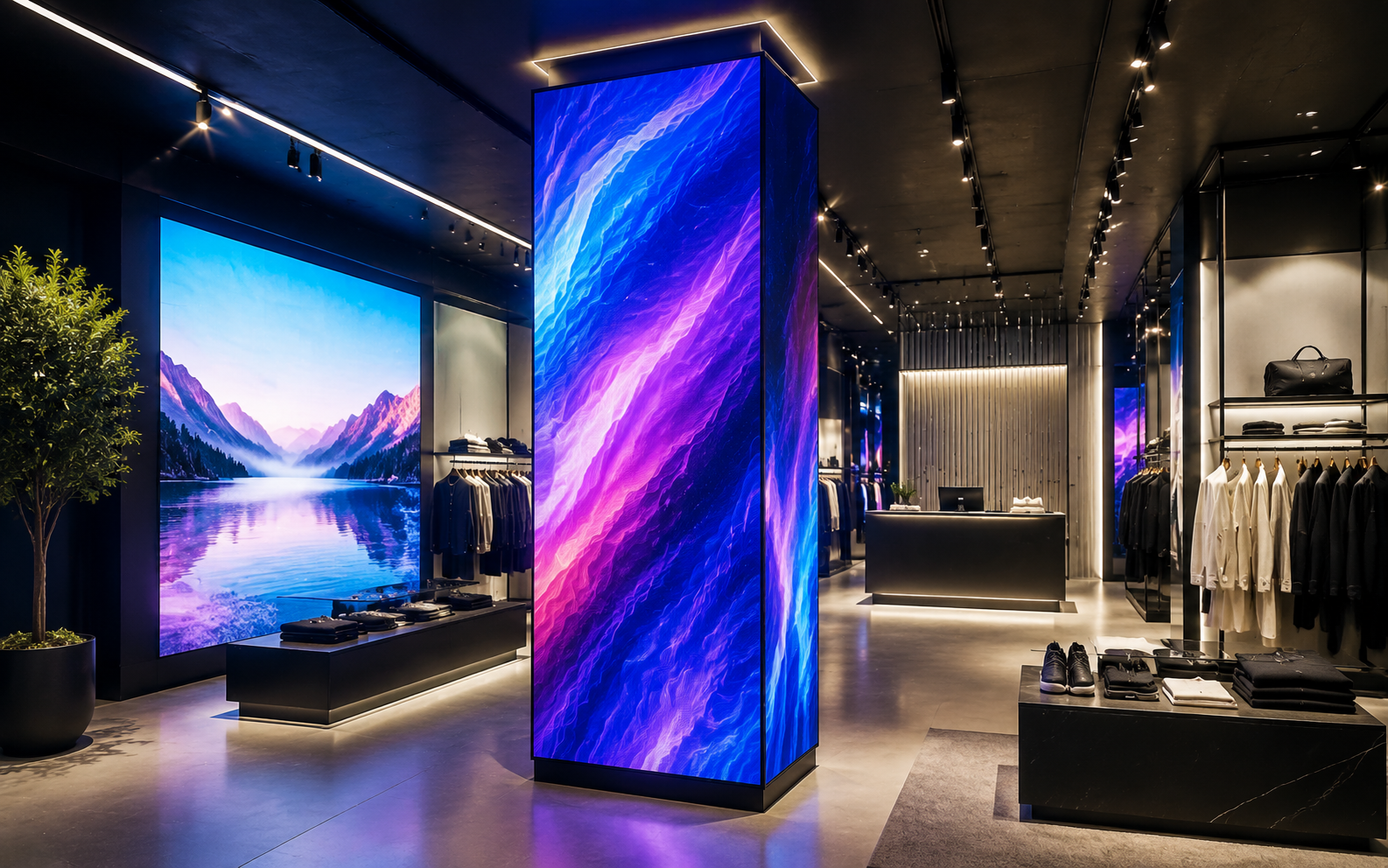 Commercial LED display solutions for modern retail environments