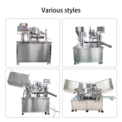 High speed automatic  tube  filling and sealing machine
