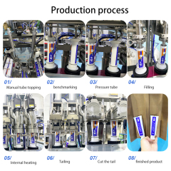 High speed automatic  tube  filling and sealing machine