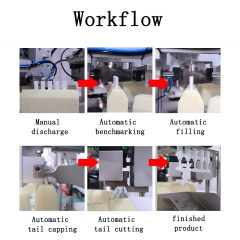 Pipe strip filling and sealing machine