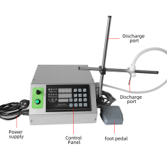 Peristaltic pump liquid filling machine