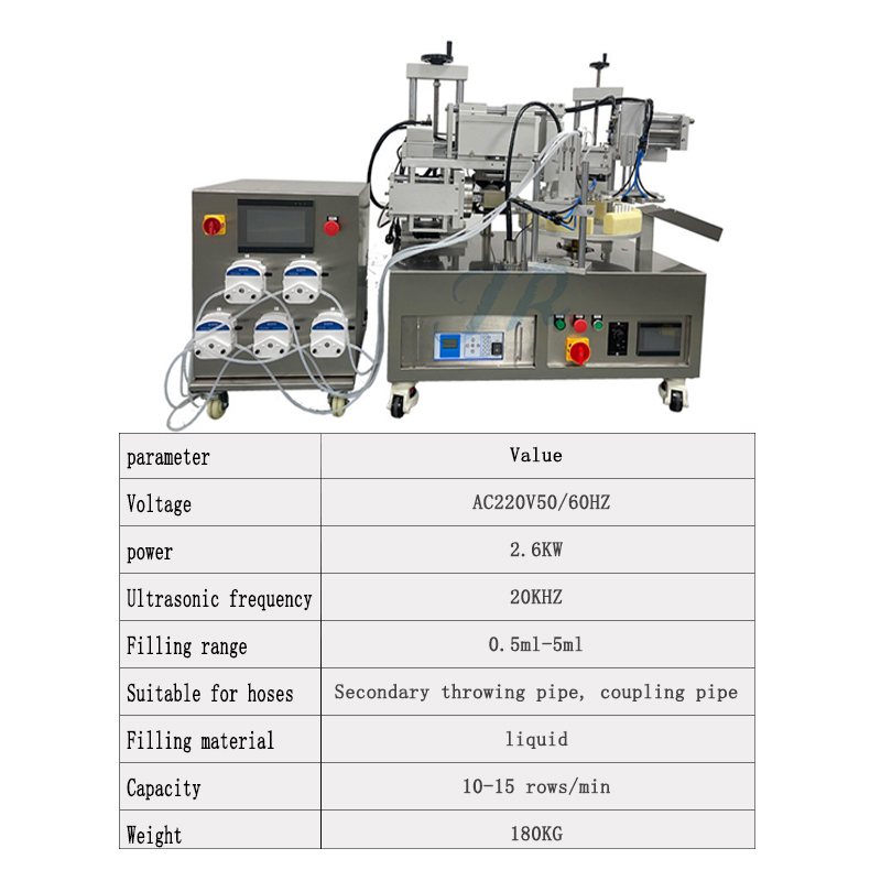 Pipe strip filling and sealing machine