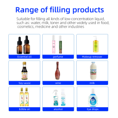 Peristaltic pump liquid filling machine