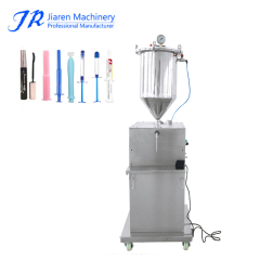 Vertical pressurized filling machine