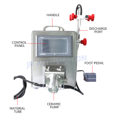 Ceramic pump filling machine