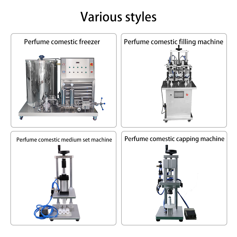 Perfume comestic medium set machine