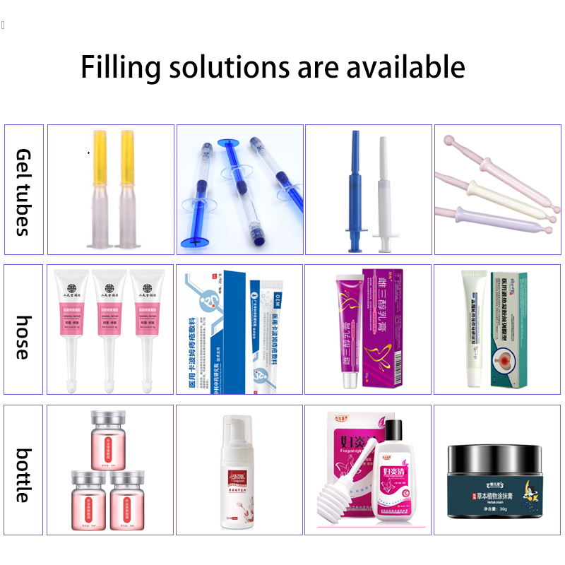 Fully automatic gynecological gel filling machine