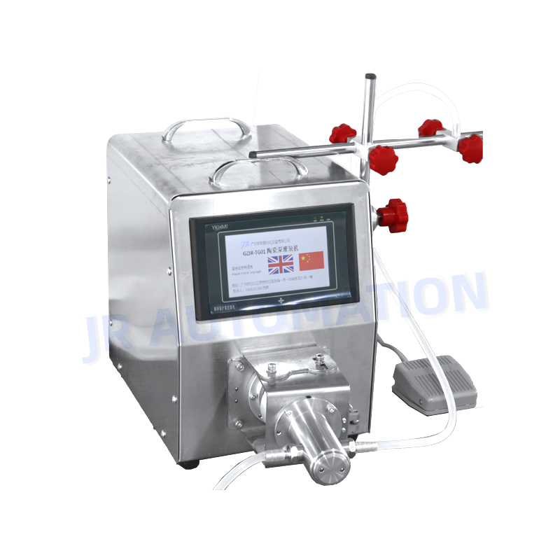 Ceramic pump filling machine
