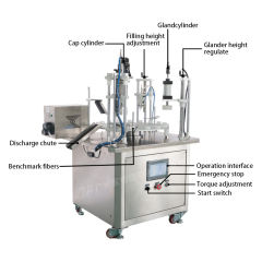 Liquid filling and sealing machine