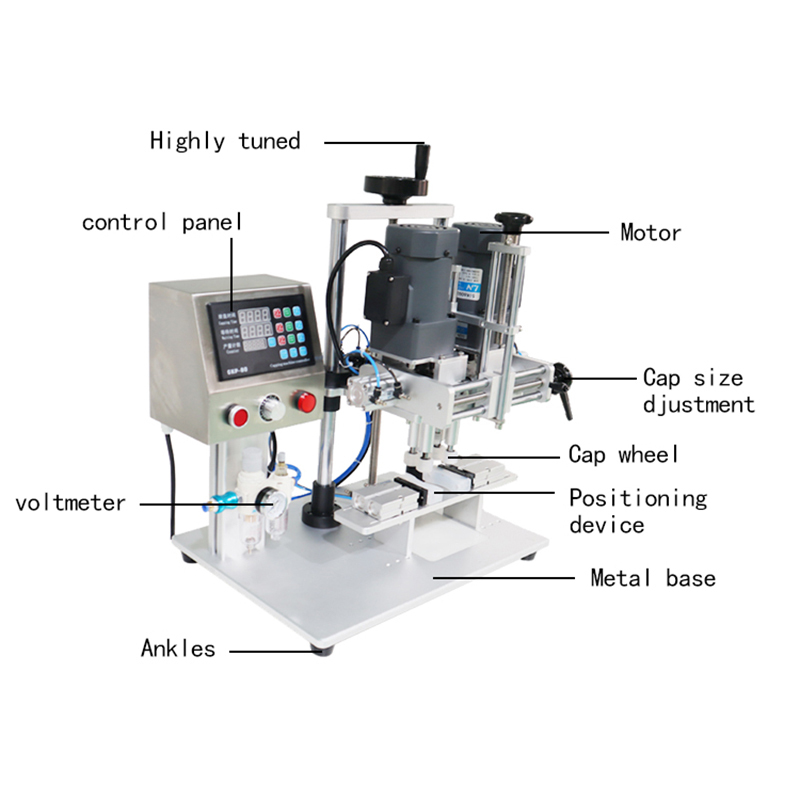 Semi-automatic capping machine