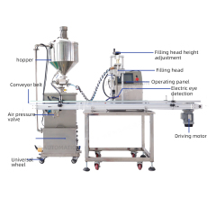 Thermostatic paste filling machine