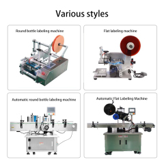 Round bottle labeling machine