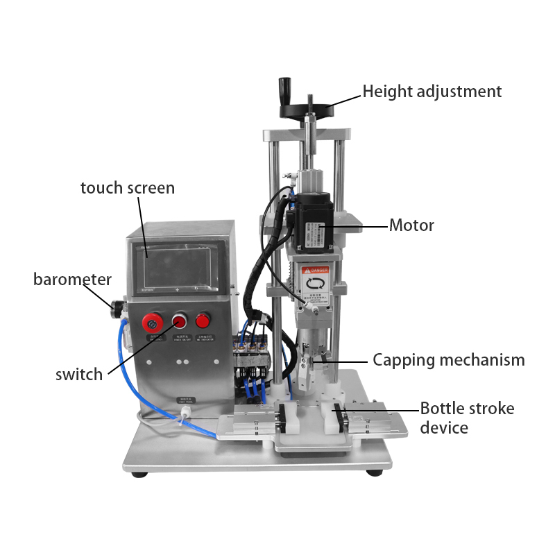 Semi-automatic capping machine