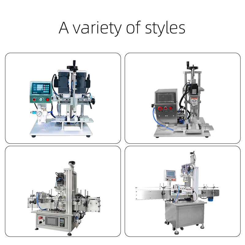 Semi-automatic capping machine