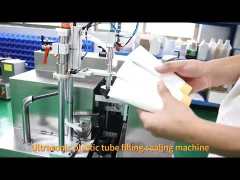 Ultrasonic filling and sealing machine