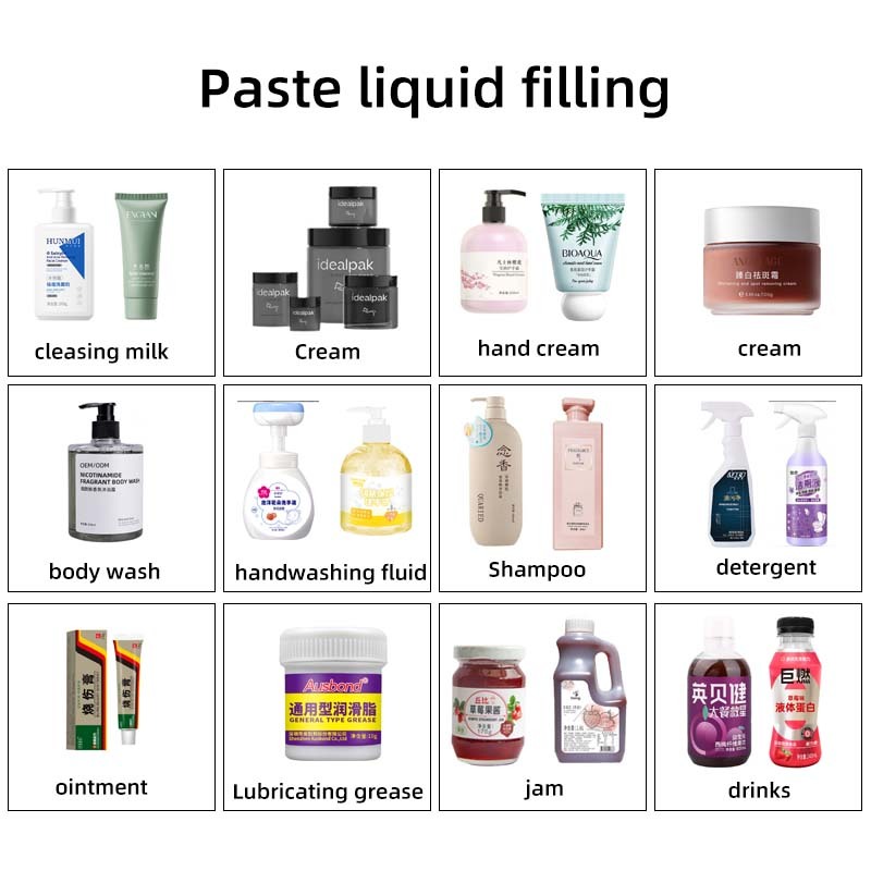 Single head automatic paste filling machine