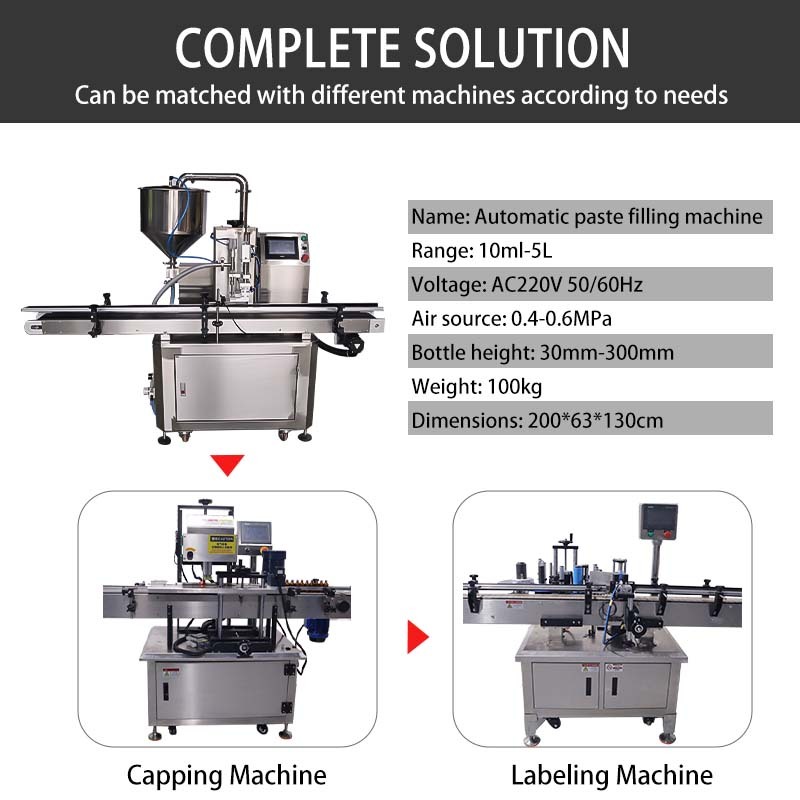 Single head automatic paste filling machine