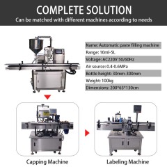 Single head automatic paste filling machine