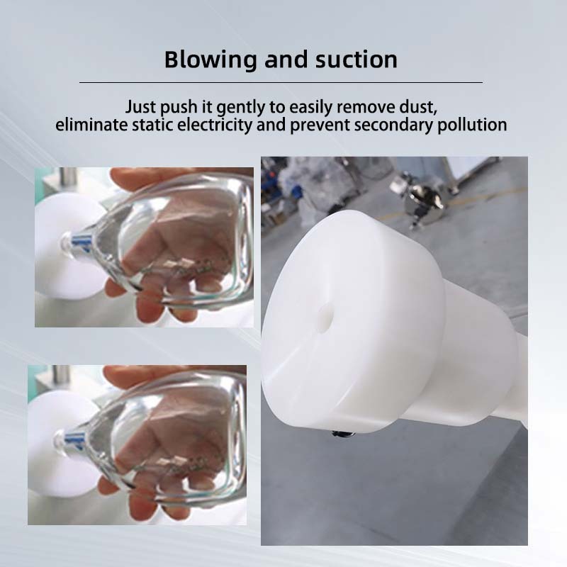 Glass bottle perfume bottle air dust removal machine