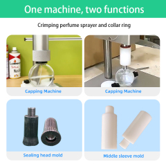 Jiaren 13mm, 15mm Semi-Automatic Bottle Crimping Tool Small Manual Press Perfume Capping Machine