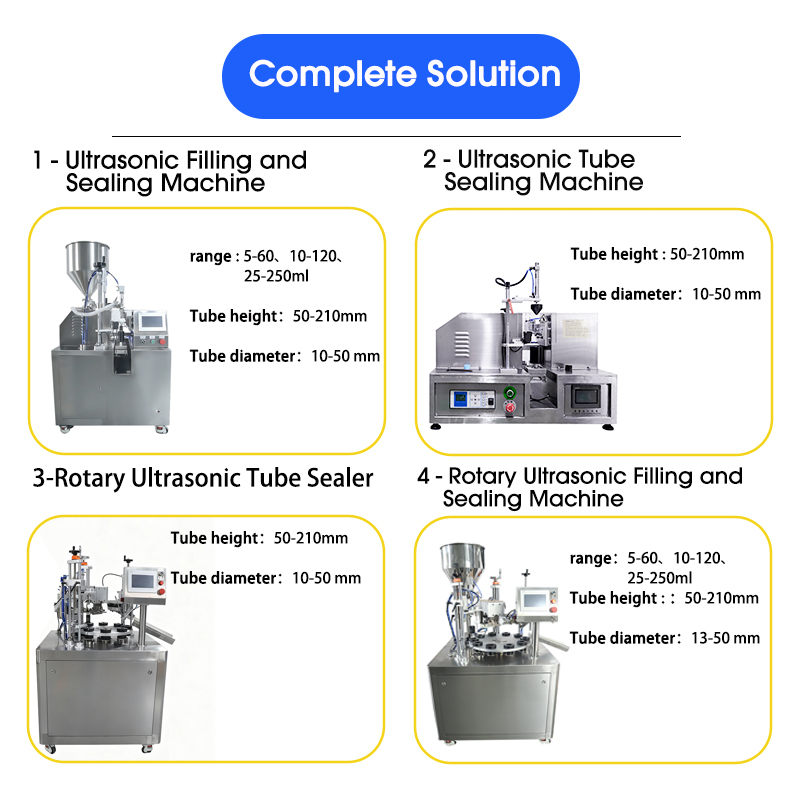 Ointment Plastic Tube Sealer Ultrasonic Sealing Machine