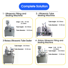 Ointment Plastic Tube Sealer Ultrasonic Sealing Machine