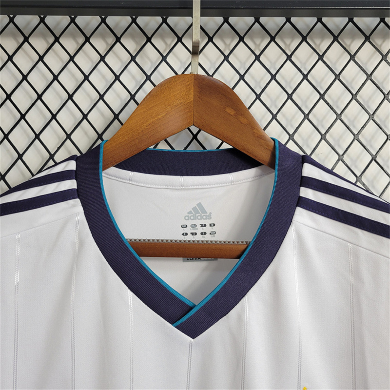 Retro Real Madrid 12-13 Home Long Sleeve Jersey