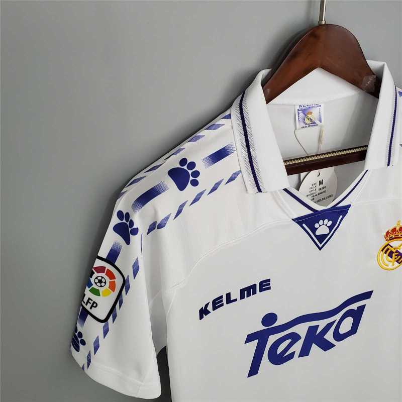Retro Real Madrid 96-97 Home Jersey