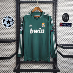 Retro Real Madrid 12-13 Third Long Sleeve Jersey