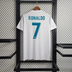Retro Real Madrid 17-18 Home Jersey