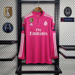 Retro Real Madrid 14-15 Away Long Sleeve Jersey