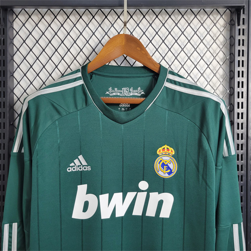 Retro Real Madrid 12-13 Third Long Sleeve Jersey