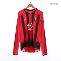AC Milan 04-05 Home Long Sleeve Jersey