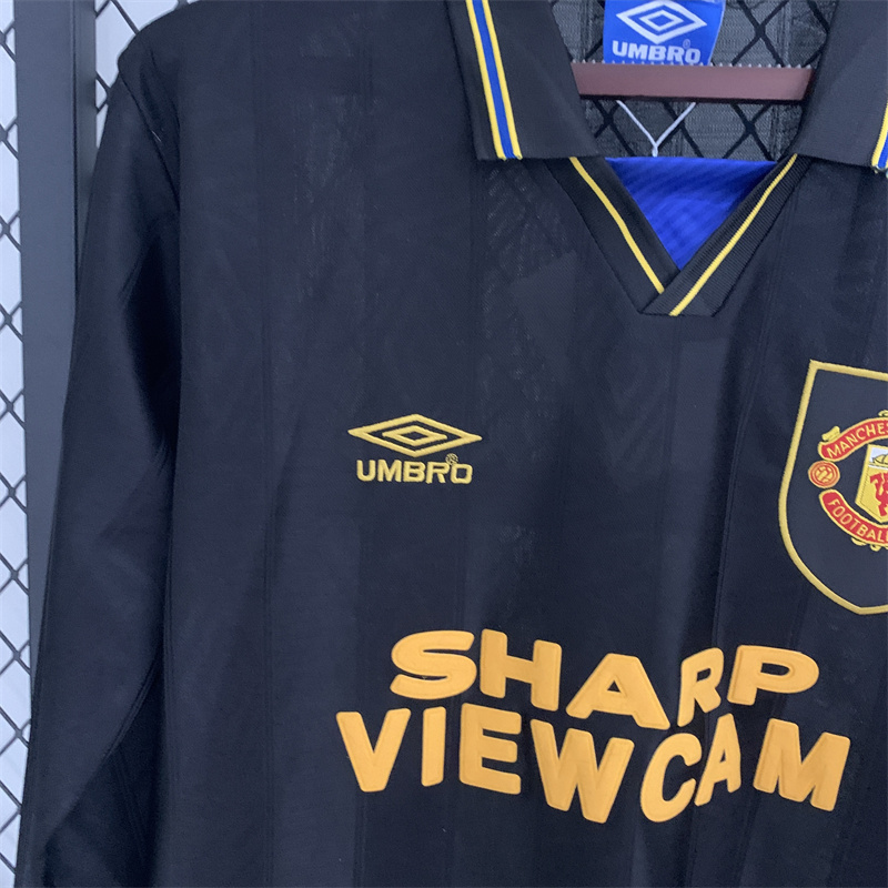 Retro Manchester United 93-95 Away Long Sleeve Jersey